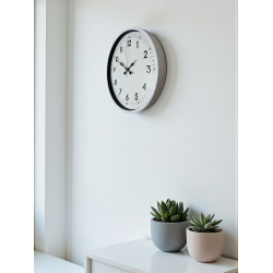 Mey İthalat® 36 Cm Beyaz Dekoratif Duvar Saati