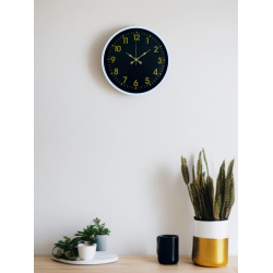 Mey İthalat® 36 Cm Beyaz Klasik Duvar Saati