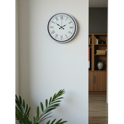 Mey İthalat® 36 Cm Beyaz Roman Rakamlı Duvar Saati