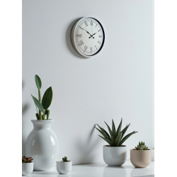 Mey İthalat® 36 Cm Beyaz Roman Rakamlı Duvar Saati