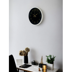 Mey İthalat® 36 Cm Beyaz Zarif Duvar Saati