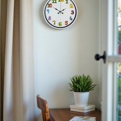 Mey İthalat® 36 Cm Çocuk Odası Dekoratif Duvar Saati