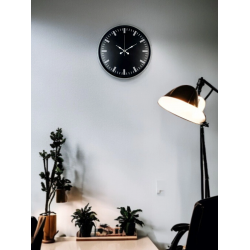 Mey İthalat® 36 Cm Gri Dekoratif Duvar Saati