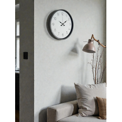 Mey İthalat® 36 Cm Gri Dekoratif Duvar Saati