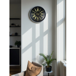 Mey İthalat® 36 Cm Gri Şık Dekoratif Duvar Saati