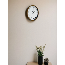 Mey İthalat® 36 Cm Kahverengi Dekoratif Şık Duvar Saati