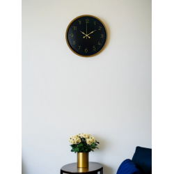 Mey İthalat® 36 Cm Kahverengi Standart Duvar Saati