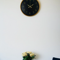 Mey İthalat® 36 Cm Kahverengi Standart Duvar Saati