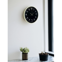 Mey İthalat® 36 Cm Krem Arapça Rakamlı Duvar Saati