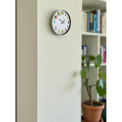 Mey İthalat® 36 Cm Krem Çocuk Odası Duvar Saati