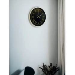 Mey İthalat® 36 Cm Krem Roma Rakamlı Duvar Saati