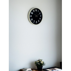 Mey İthalat® 36 Cm Krem Zarif Duvar Saati