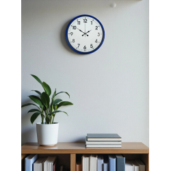 Mey İthalat® 36 Cm Lacivert Standart Duvar Saati