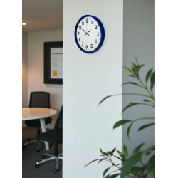 Mey İthalat® 36 Cm Lacivert Standart Duvar Saati