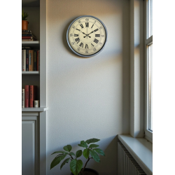 Mey İthalat® 36 Cm Nostalji Gri Dekoratif Duvar Saati