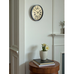 Mey İthalat® 36 Cm Nostalji Gri Dekoratif Duvar Saati