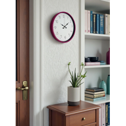 Mey İthalat® 36 Cm Pembe Standart Duvar Saati