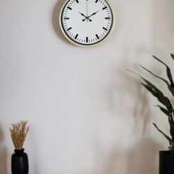 Mey İthalat® 36 Cm Sade Dekoratif Duvar Saati