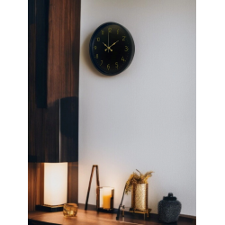 Mey İthalat® 36 Cm Siyah Asil Duvar Saati