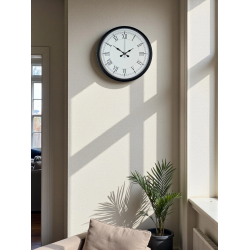 Mey İthalat® 36 Cm Siyah Asil Roma Rakamlı Duvar Saati