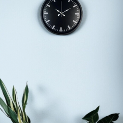 Mey İthalat® 36 Cm Siyah Dekoaratif Duvar Saati