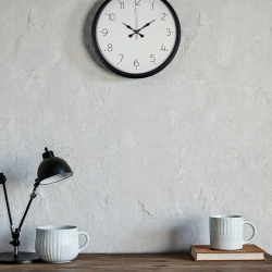 Mey İthalat® 36 Cm Siyah Dekoratif Duvar Saati