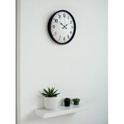 Mey İthalat® 36 Cm Siyah Duvar Saati