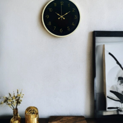 Mey İthalat® 36 Cm Standart Krem Duvar Saati