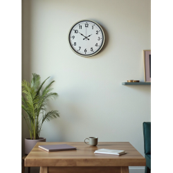 Mey İthalat® 36 Cm Standart Krem Duvar Saati