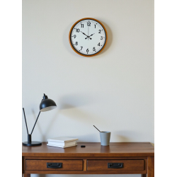 Mey İthalat® 36 Cm Standart Turuncu Duvar Saati