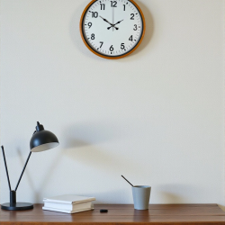 Mey İthalat® 36 Cm Standart Turuncu Duvar Saati