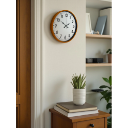 Mey İthalat® 36 Cm Standart Turuncu Duvar Saati