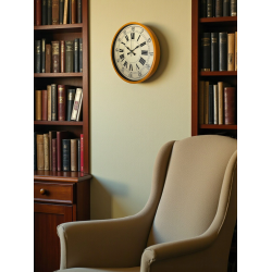 Mey İthalat® 36 Cm Turuncu Nostalji Duvar Saati