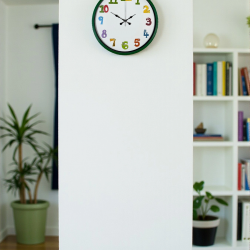 Mey İthalat® 36 Cm Yeşil Çocuk Odası Duvar Saati