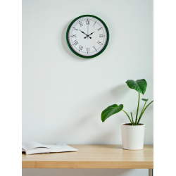 Mey İthalat® 36 Cm Yeşil Roma Rakamlı Duvar Saati