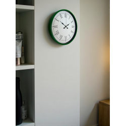 Mey İthalat® 36 Cm Yeşil Roma Rakamlı Duvar Saati