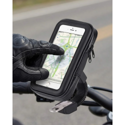 Mey İthalat® 360 Derece Döner Su Geçirmez Bisiklet Telefon Tutucu Gidon Montaj Standı