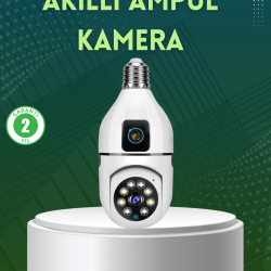 Mey İthalat® 360 Derece Panoramik WiFi Kamera – Full HD Ev Güvenlik Sistemi