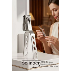 Mey İthalat®  360 Derece Tırnak Makası Solingen Profesyonel	 718177