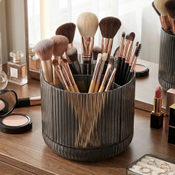 Mey İthalat®  360° Dönebilen Plastik Organizer – Çok Amaçlı Mutfak, Banyo ve Makyaj Malzemesi Düzenleyici, Döner Masaüstü Stand