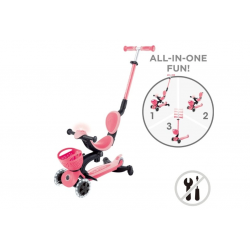 Mey İthalat® 360 Scooter (Işıklı) Koyu Pastel Pembe