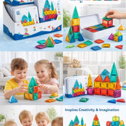 Mey İthalat® 3.75CM Mini Blok Metal Kutu 24 Parça