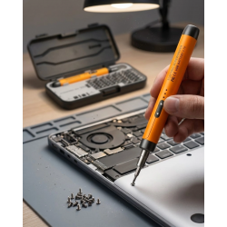 Mey İthalat® 3.7V Li Pil Elektrikli Tornavida Seti 1100 Devir Hassas Onarım Aleti