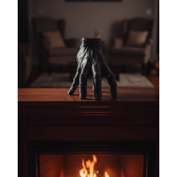 Mey İthalat® 3D Dekoratif Siyah El Obje 17x16 cm Gotik ve Modern Aksesuar