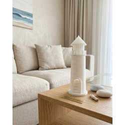 Mey İthalat® 3D Deniz Feneri Dekoratif Obje Modern Ev ve Ofis Aksesuarı