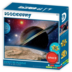 Mey İthalat® 3D Dünya ve Ötesi Puzzle 150 Parça
