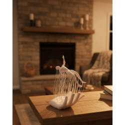 Mey İthalat® 3D El İnsan Figürü Beyaz İskandinav Tarzı Dekoratif Obje