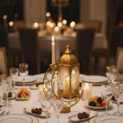 Mey İthalat® 3D Hilal Dekorasyonu Özel Baskı Premium Tasarım