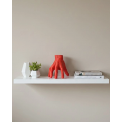 Mey İthalat® 3D Kırmızı El Biblo 17x16 cm Sanatsal ve Dikkat Çekici Dekor