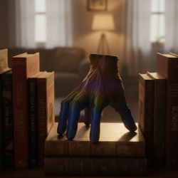 Mey İthalat® 3D Modern Rengarenk El Heykeli 27x22 cm Statement Dekor